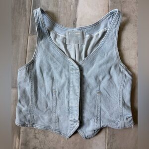 Citizens of Humanity - Carlotta Denim Vest Top - Blue - Small